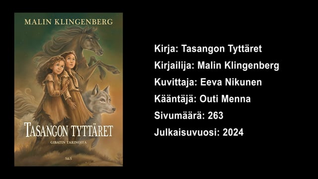 Lukuvinkkejä 4.–6.-luokkalaisille: Malin Klingenberg – Tasangon tyttäret