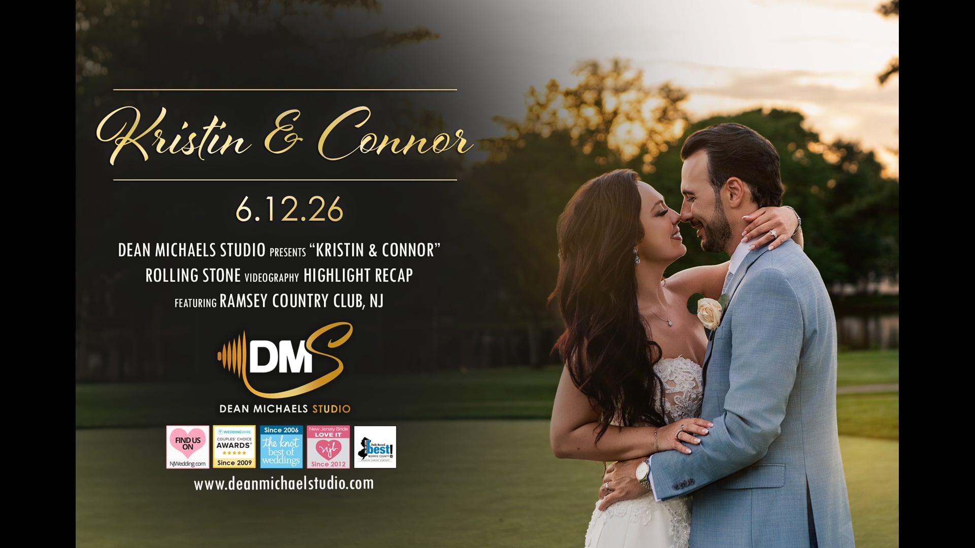 Kristin & Connor's Highlight Recap at Ramsey Golf & Country Club, NJ