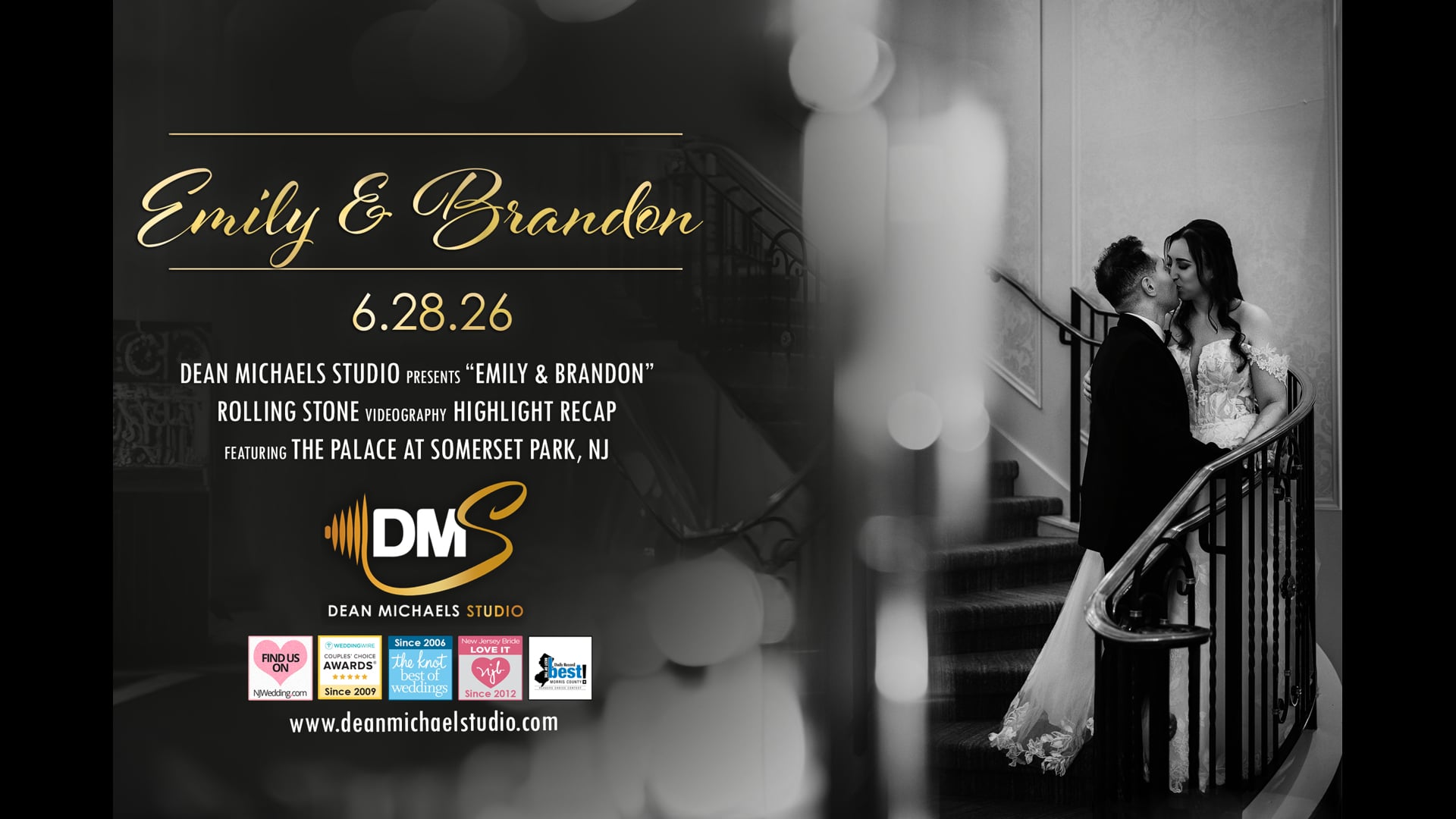 Emily & Brandon's Highlight Recap at The Palace at Somerset Park, NJ
