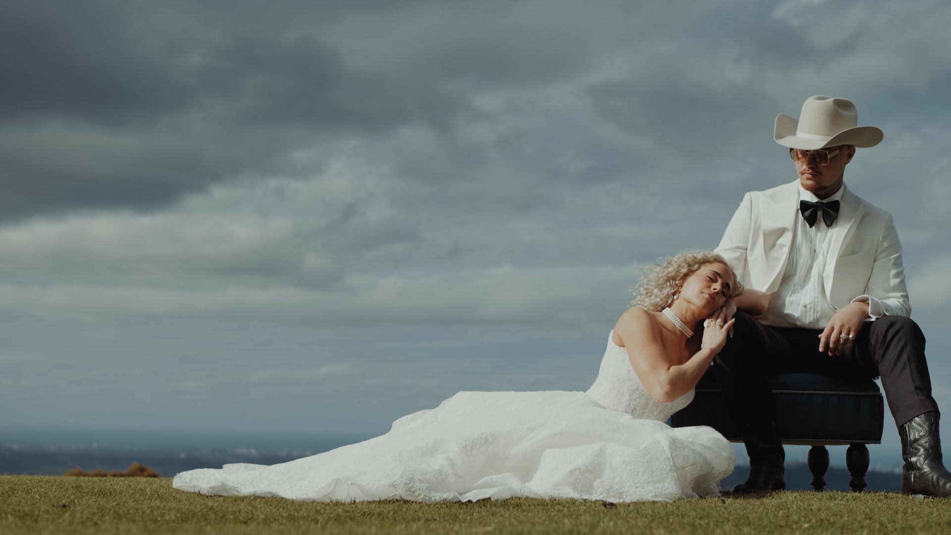 Kaleb and Monique wedding film at Rosewood Estate, Beechmont, by C2 Films