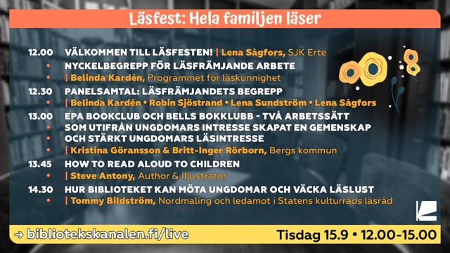 Läsfest: Hela familjen läser