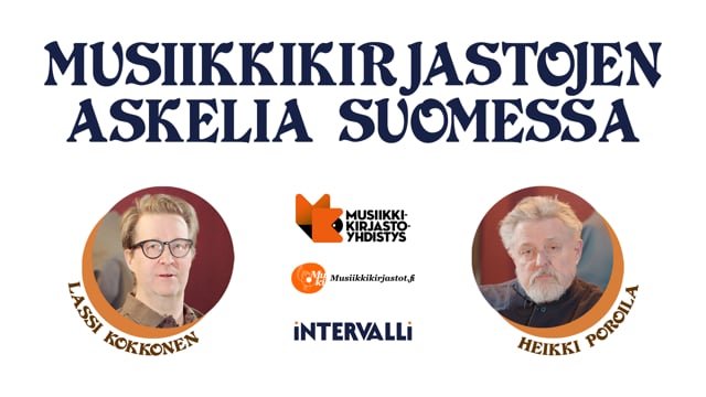 Musiikkikirjastojen askelia Suomessa