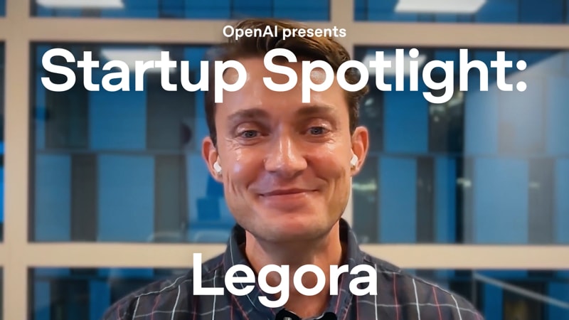 OpenAI의 Legora 사례 소개 영상 썸네일