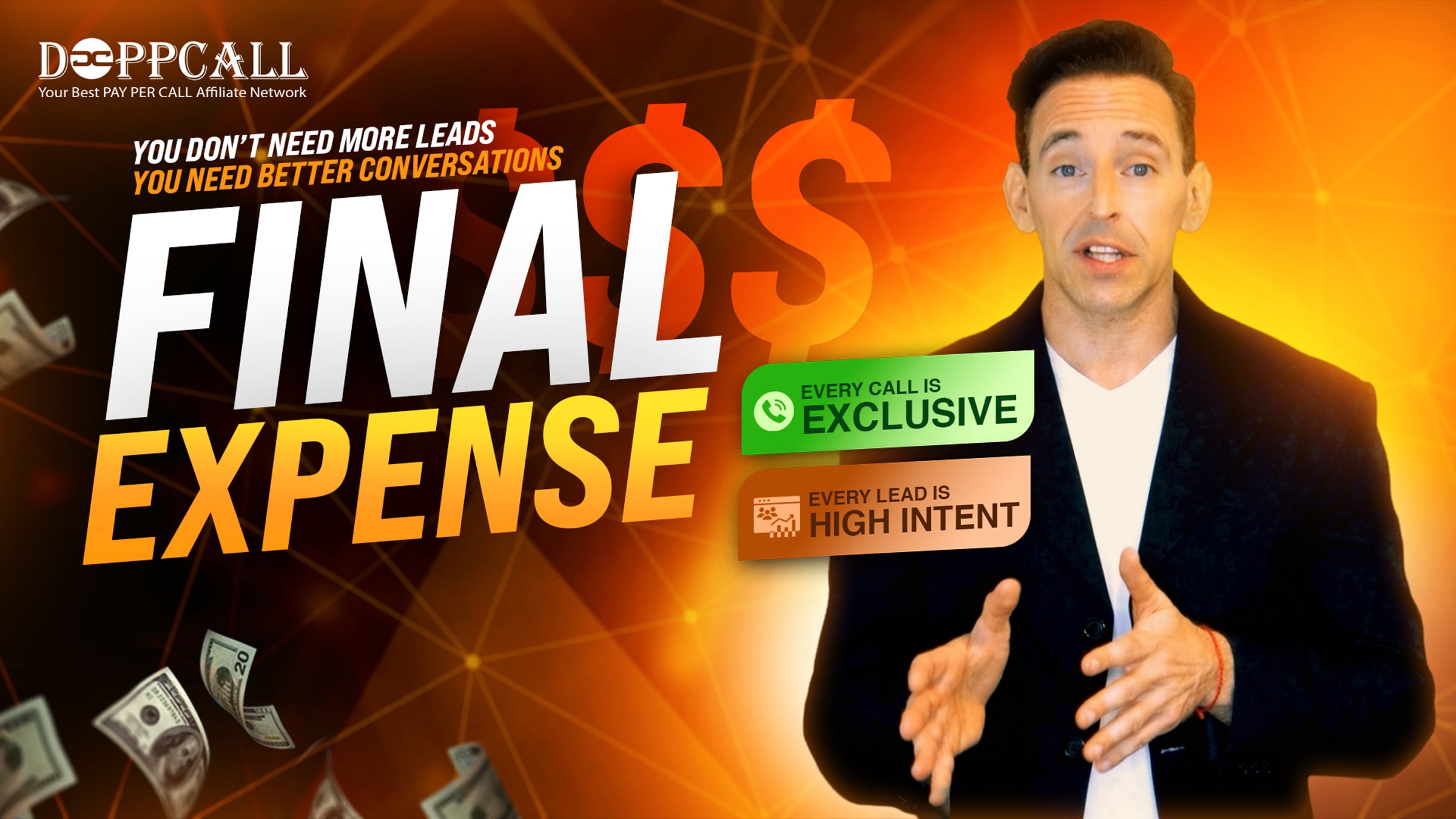 Final expense insurance inbound calls and live transfers for insurance agents from DOPPCALL