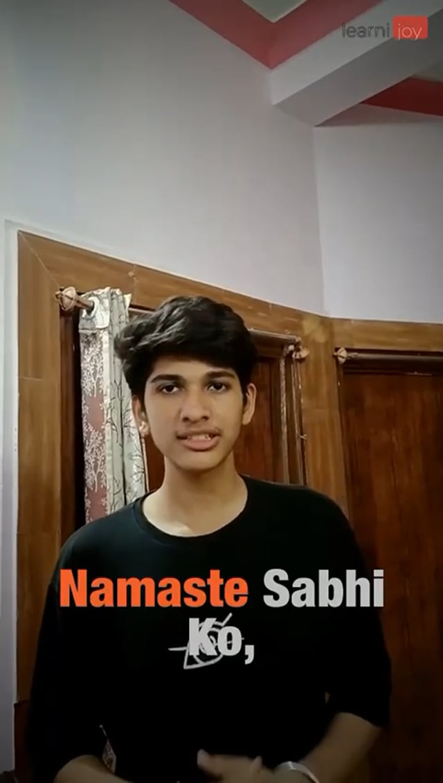 Pratik, sharing their Learnijoy experience