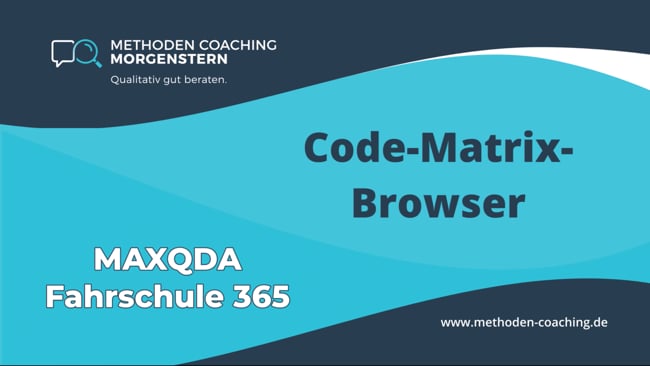 Code-Matrix-Browser | Dokumente, Gruppen, Sprecher:innen vergleichen