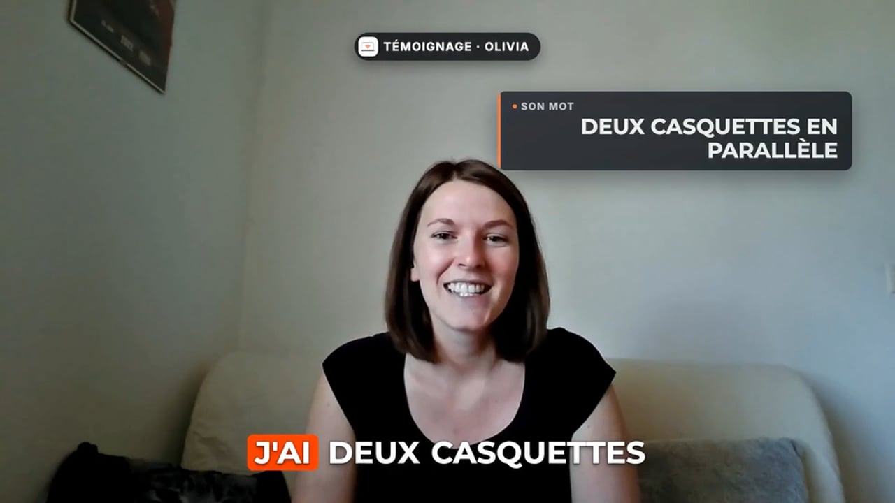Témoignage vidéo de Olivia Macherel