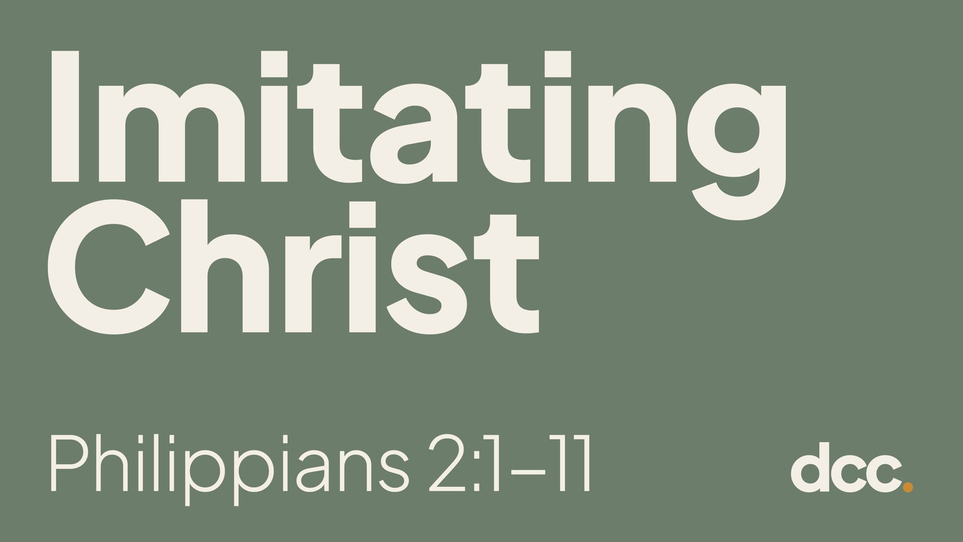August 30 2026 Sermon
