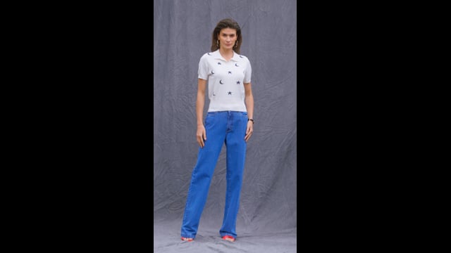 Blusa Trico Polo Off White Hortencia