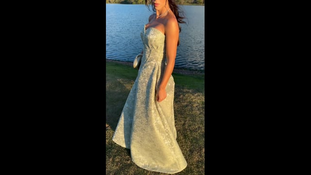 Vestido Jacquard Antonieta - Verde
