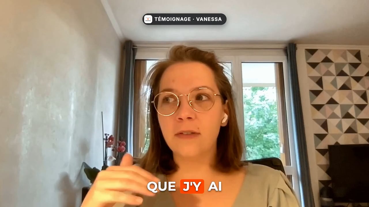 Témoignage vidéo de Vanessa Collombelle