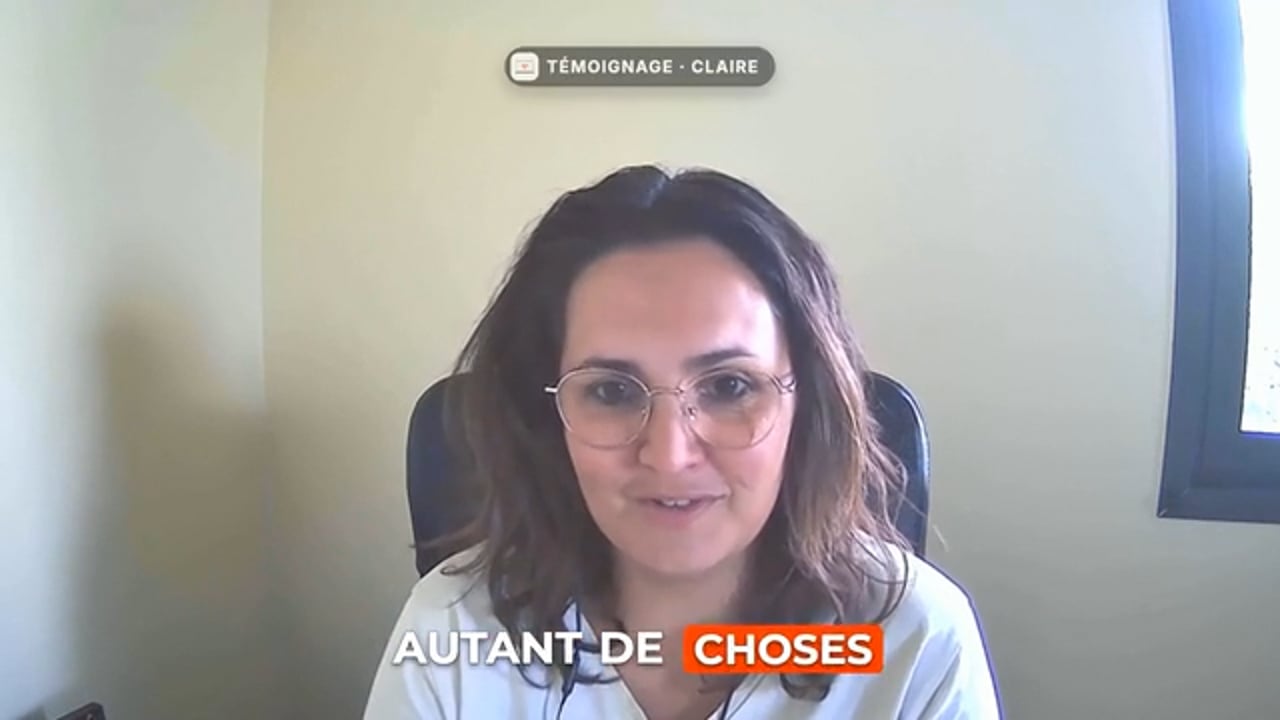 Témoignage vidéo de Claire Boubounel