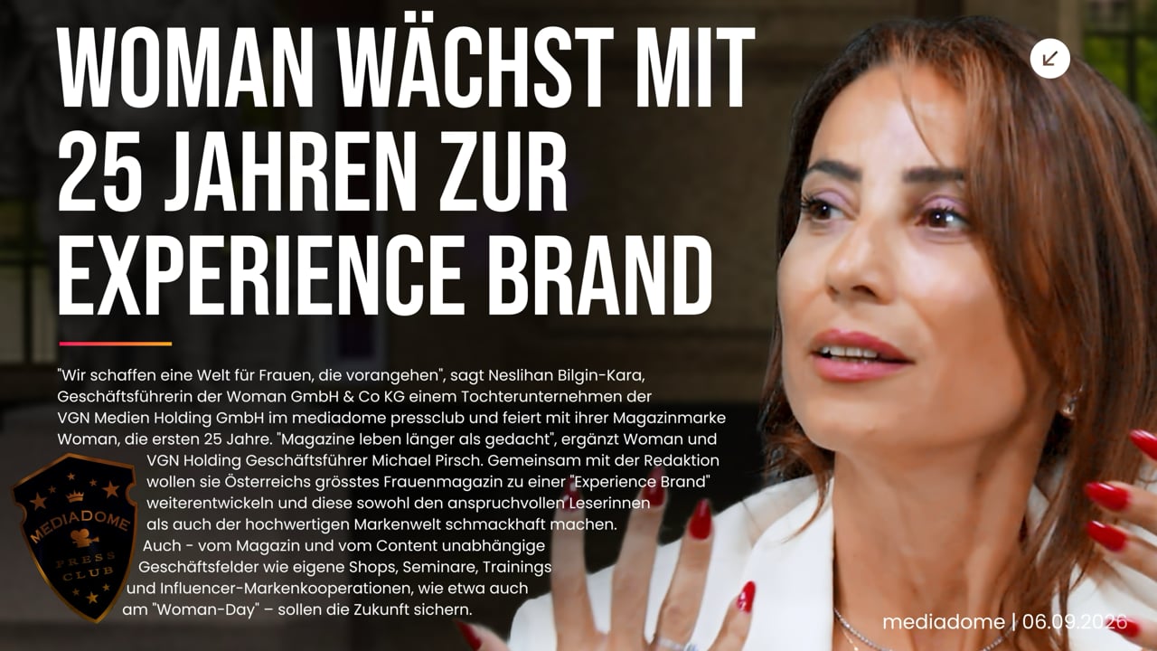 VGN Medien Holding GmbH – Woman wächst mit 25 Jahren zur Experience Brand