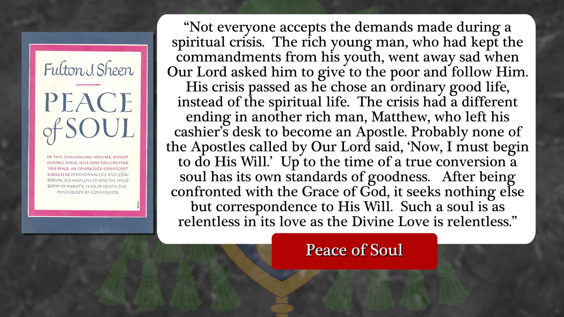 A Pilgrimage to Beatification: Archbishop Fulton J. Sheen - September 21, 2026