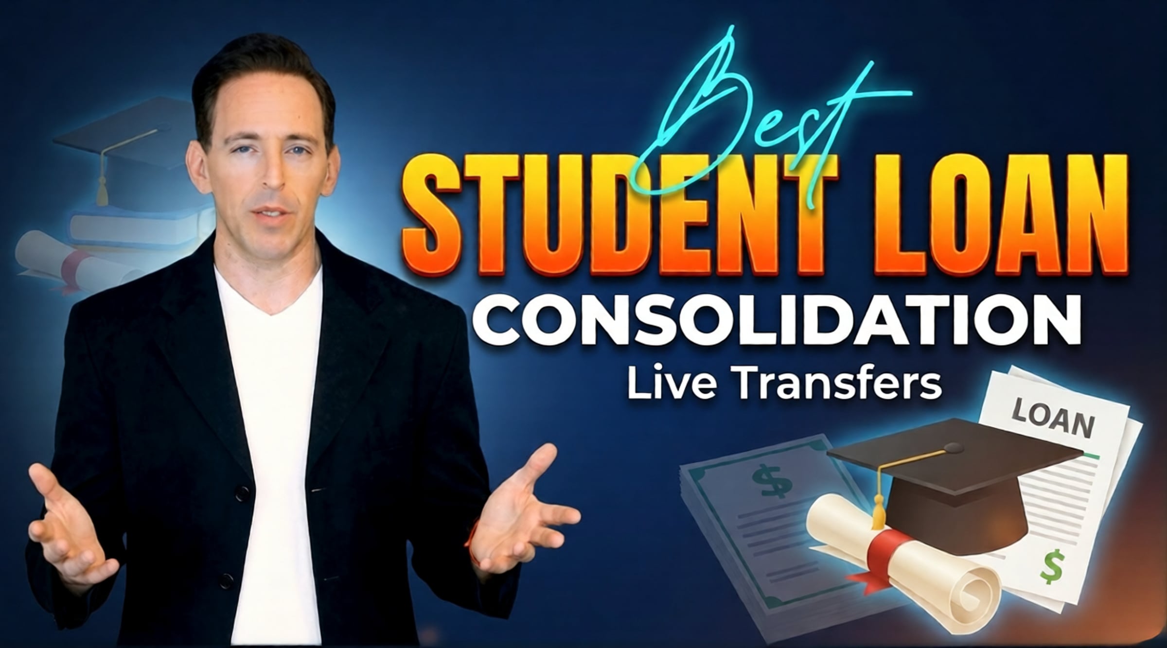 Student debt relief and student loan consolidation live transfers from DOPPCALL