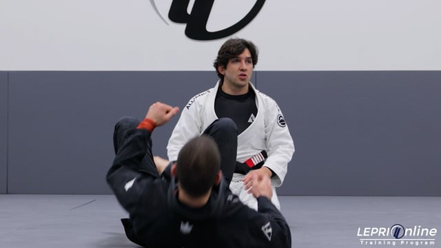 K Guard Defense to Knee Cut to Side Control