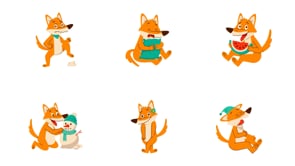 80 Fox Vector Bundle, an Animal Illustration by Brickclay (Thumbnail 11 of 11)