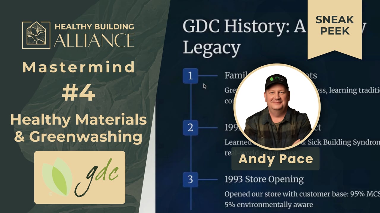 Sneak Peek: HBA Mastermind #4: Andy Pace, The Green Design Center