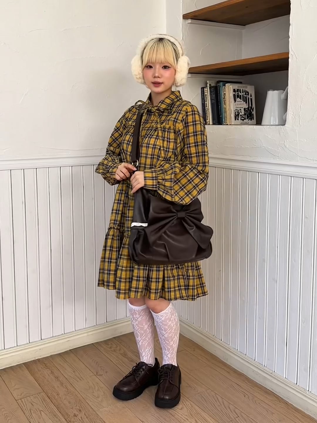 新色追加】【紐付き】マルチウェイアソートティアードシャツワンピース
