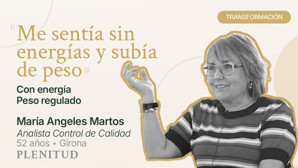 Testimonio en vídeo de Maria Ángeles Martos, alumna del Método PLENITUD