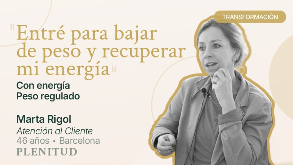 Testimonio en vídeo de Marta Rigol, alumna del Método PLENITUD