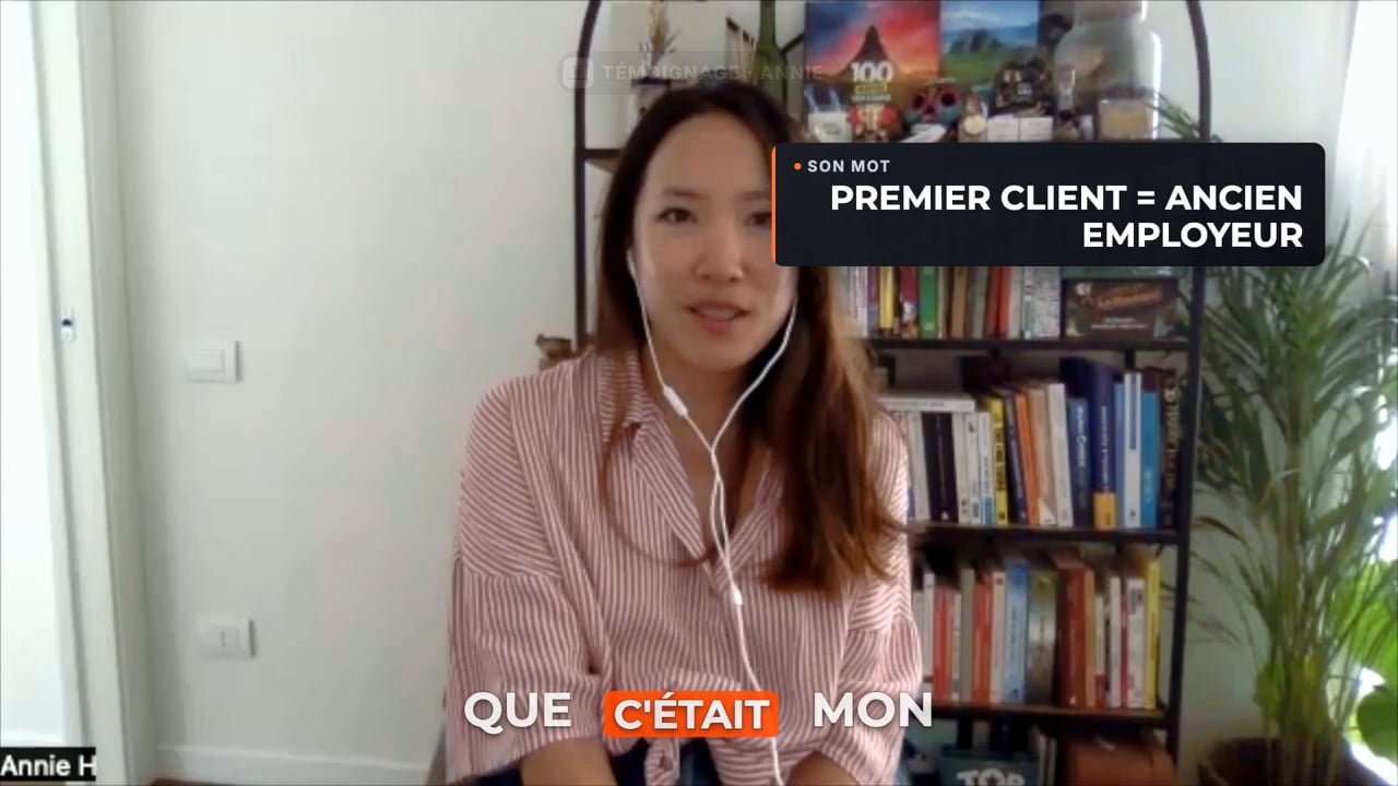 Témoignage vidéo de Annie Huang