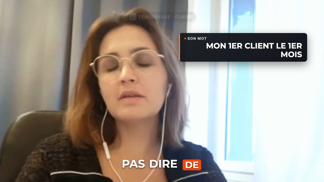 Témoignage vidéo de Claire Boubounel