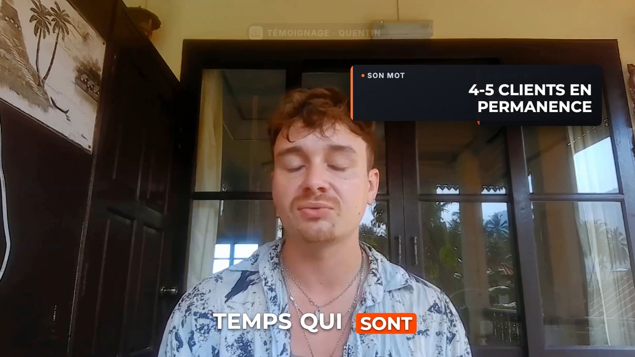 Témoignage vidéo de Quentin Ruys