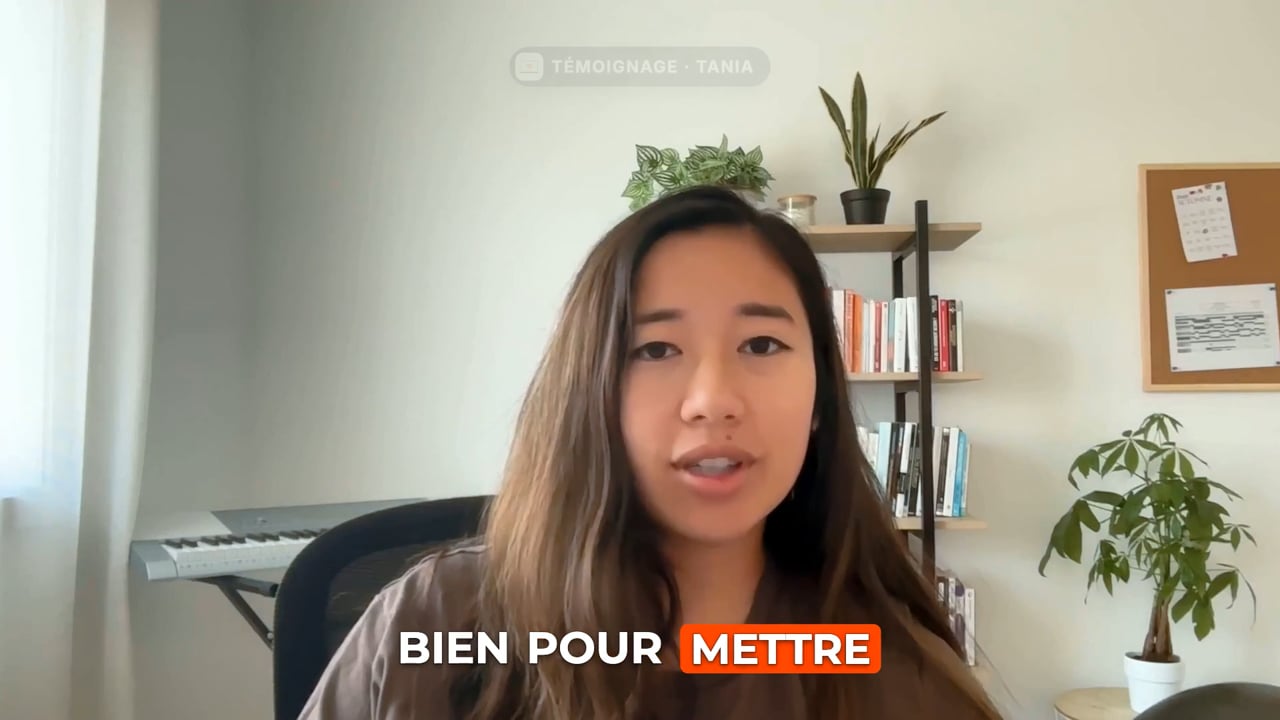 Témoignage vidéo de Tania Marcoux