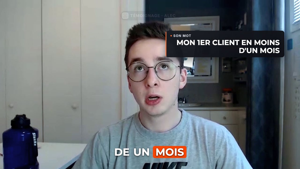 Témoignage vidéo de Alec Desjardin