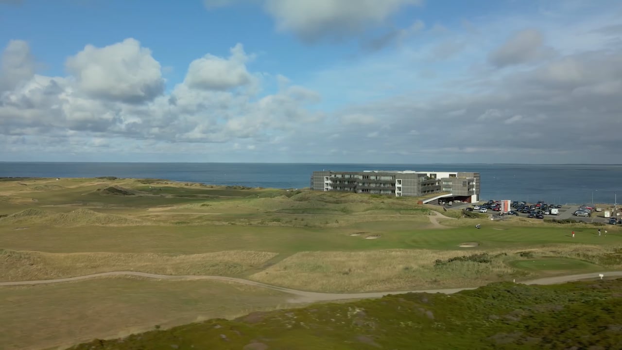 Hotel Budersand über dem Golfplatz von Hörnum auf Sylt