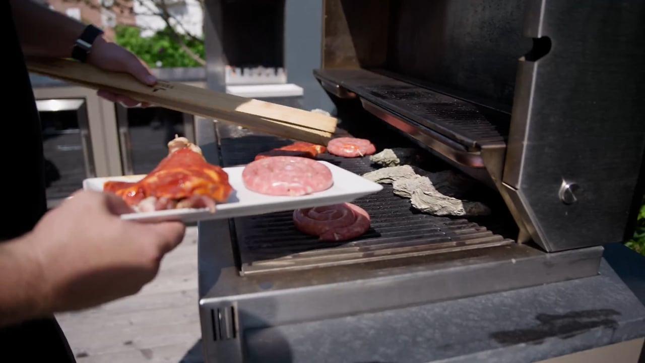 Grillen am Sylter Strand mit Fleisch und Meeresfrüchten