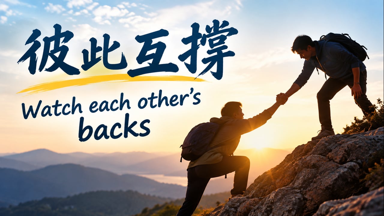 2026-09-06 彼此互撐 Watch each other's backs (黃修健牧師)