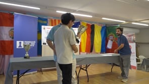 El mestre internacional peruà Diego Flores, campió del Chess Open