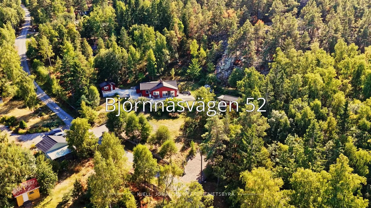 3 rum Vinterbonat fritidshus på Björnnäsvägen 52 Nykvarns kommun - video