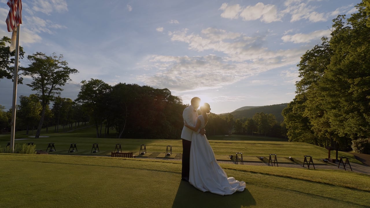 Lawrence and Logan's wedding trailer in Highlands, North Carolina