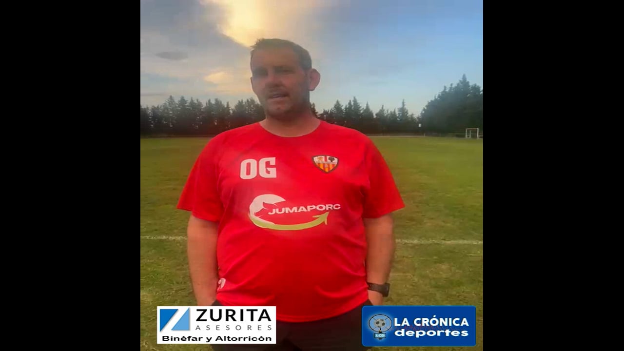 ORIOL GAYA (Entrenador Altorricón) FC Lañueza 2-0 CD Altorricón / Jor. 1 - Primera Regional Gr 2