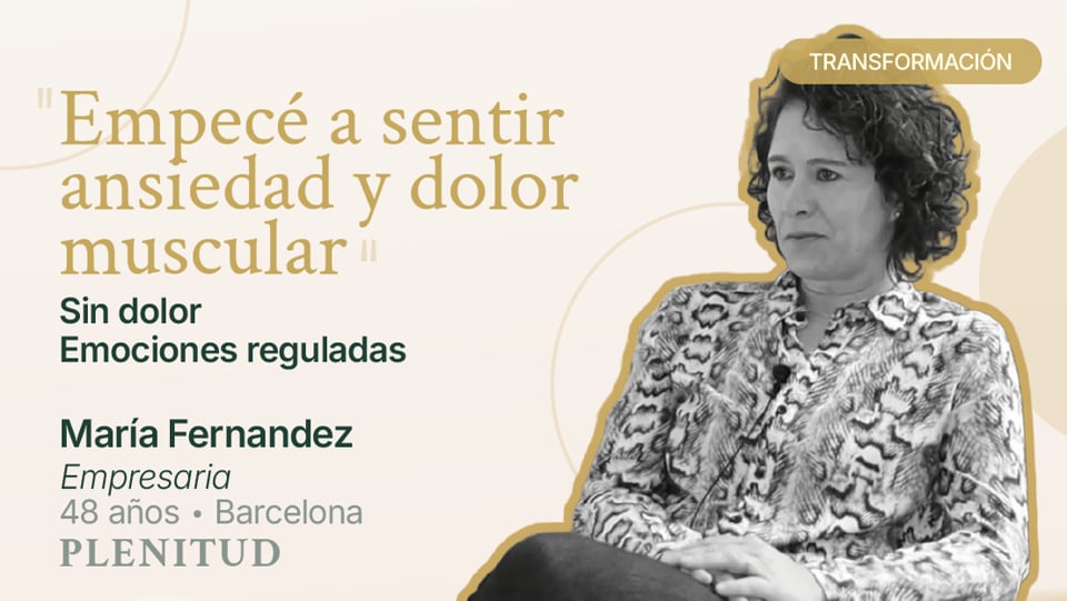 Testimonio en vídeo de María Fernandez, alumna del Método PLENITUD