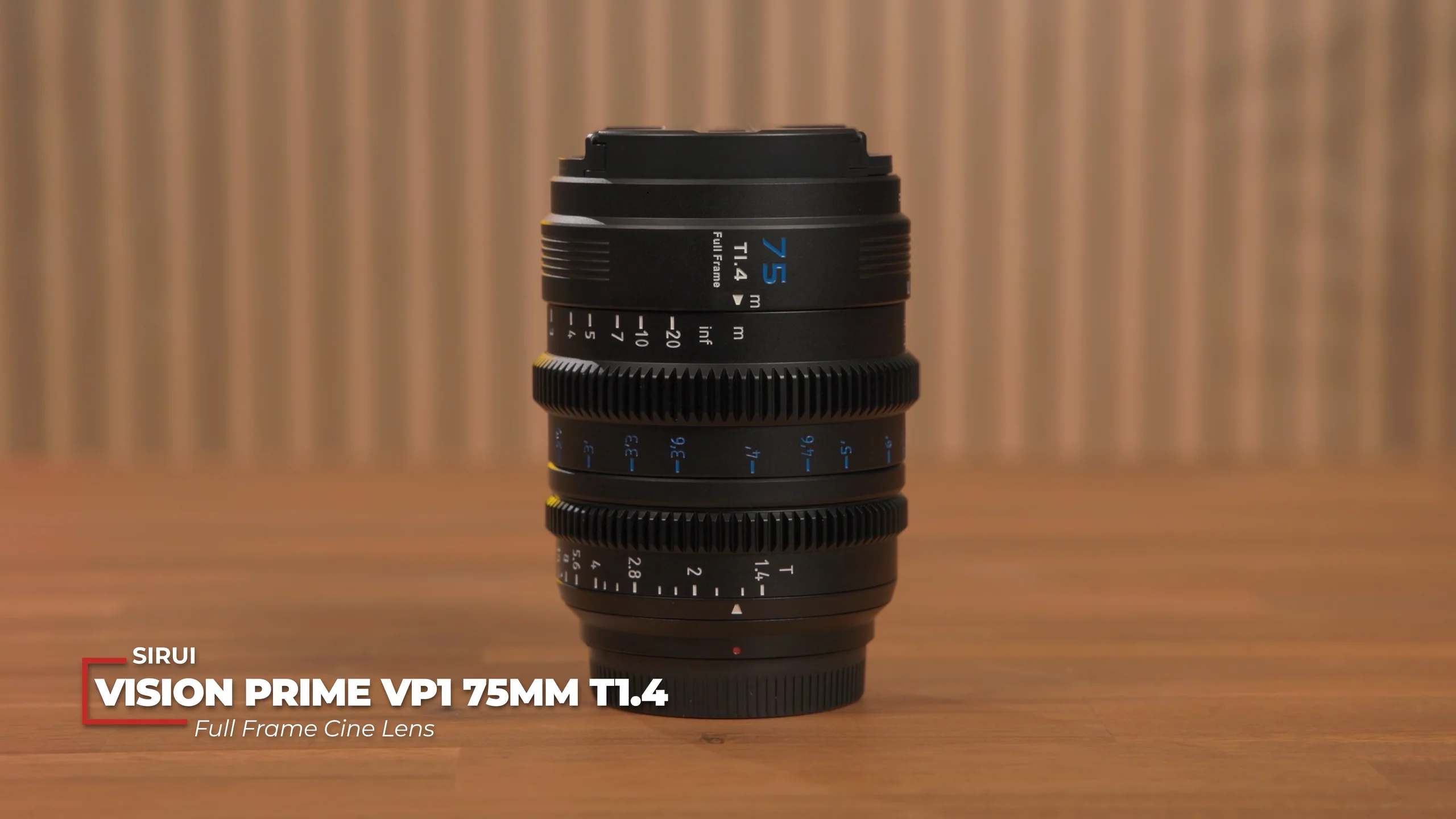 【極美品】SIRUI VP-1 Vision Prime 75mm T1.4 Sirui VP-1 Vision Prime 75mm T1.4 Full-Frame Cine Lens VP-1-75G