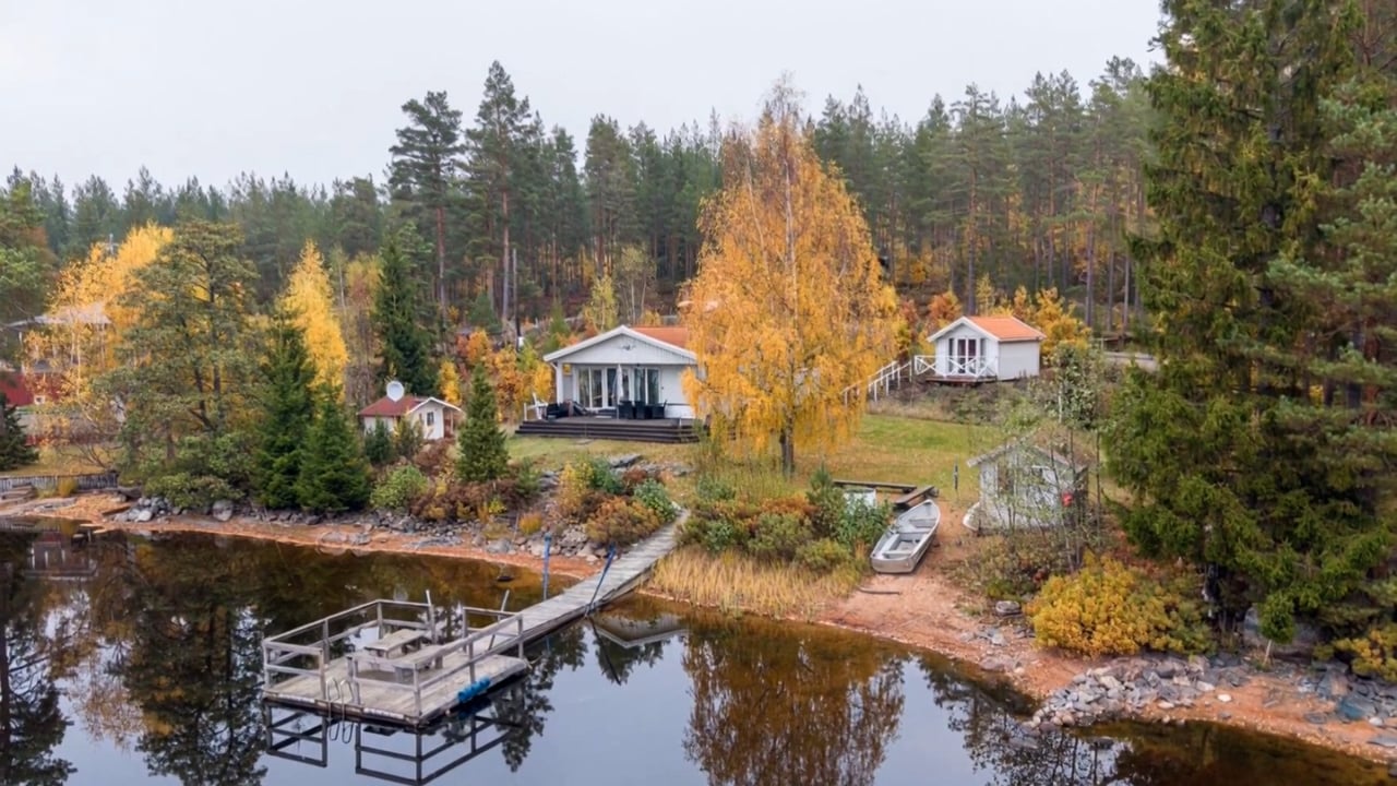 4 rum Villa på Näset 16 Vena Hultsfreds kommun - video