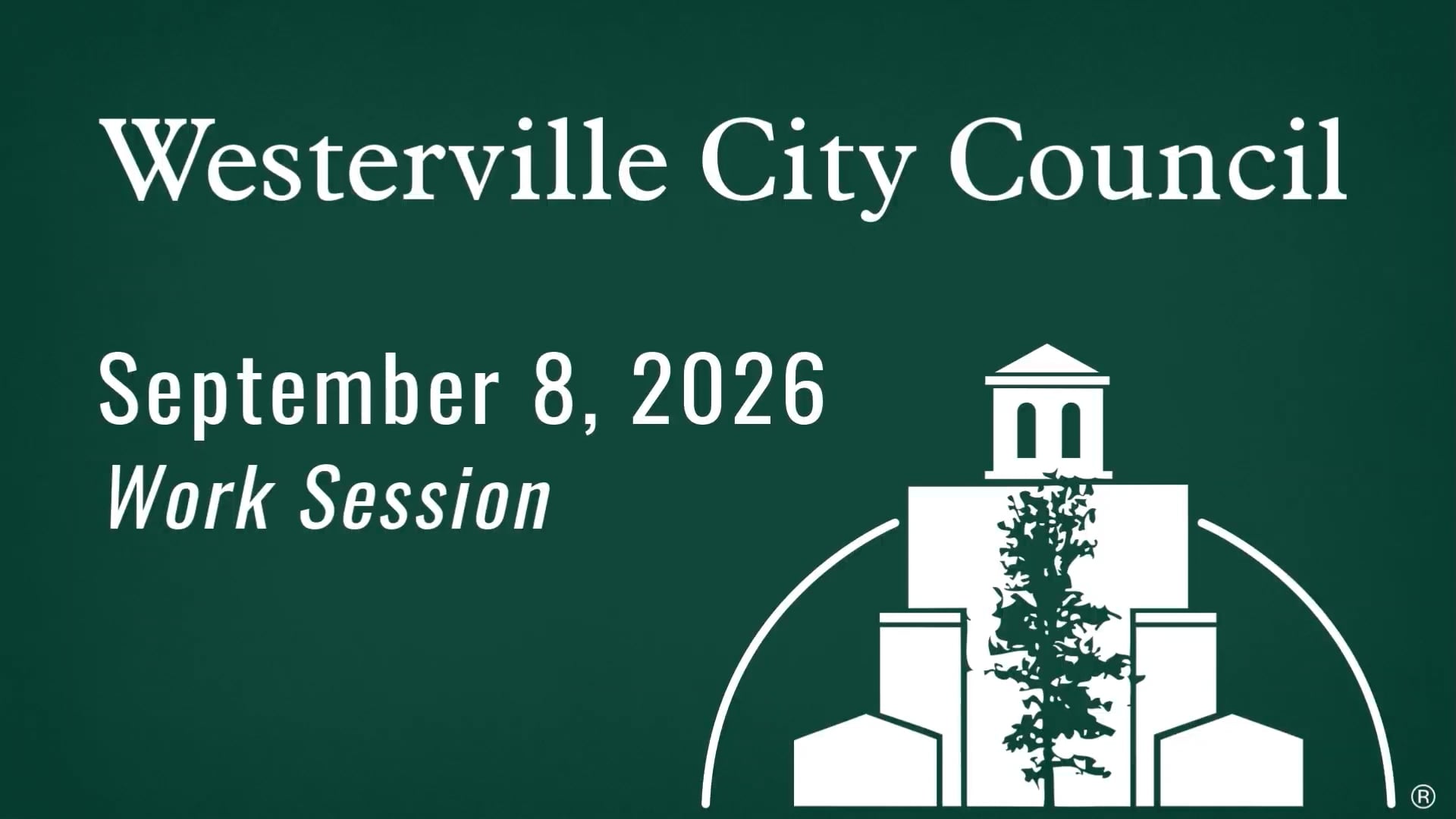 City Council September 8, 2026