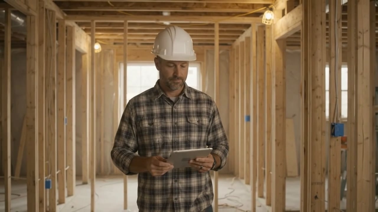 General contractor at work