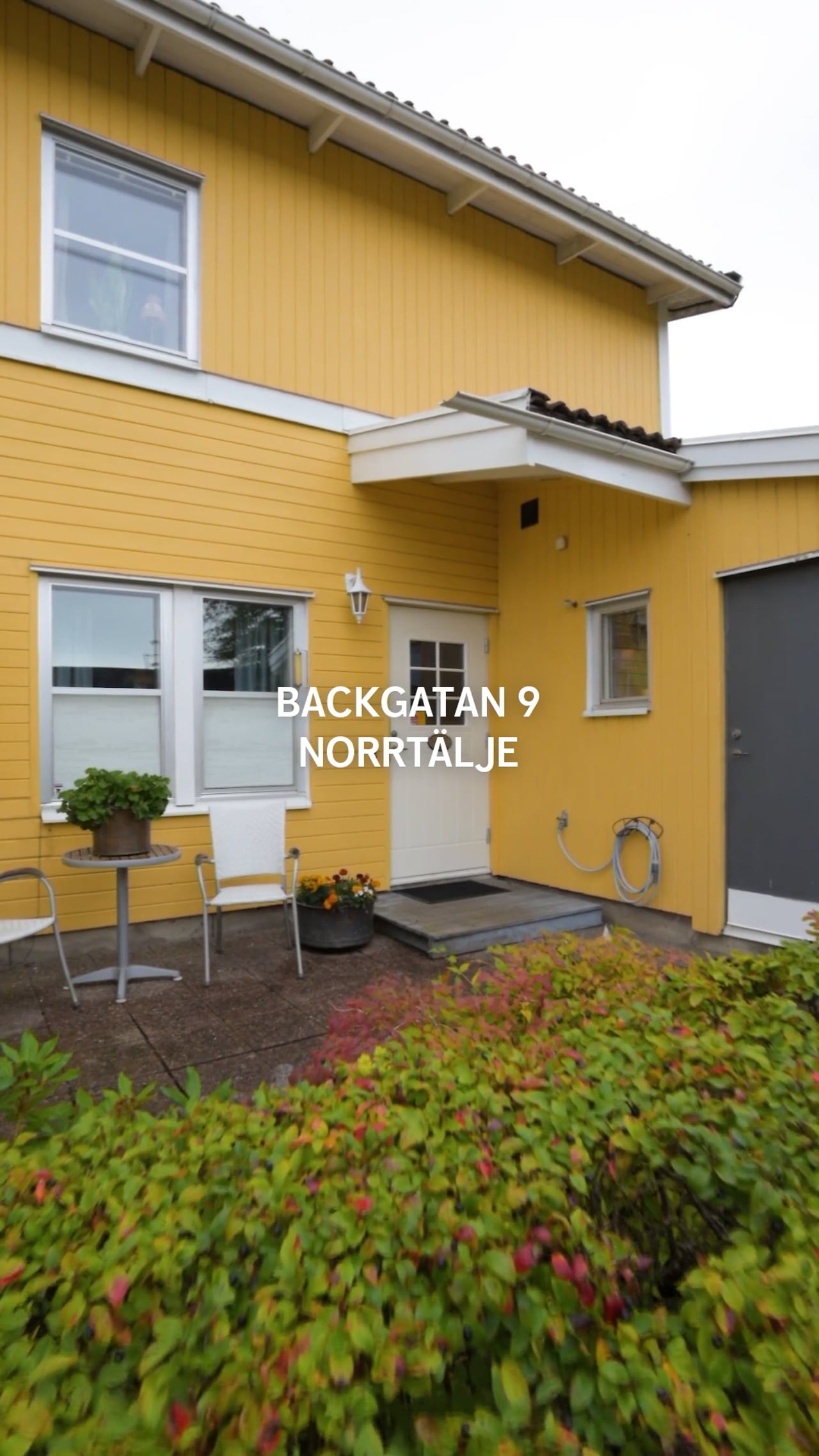 4 rum Villa på Backgatan 9 Kvisthamra Norrtälje kommun - video