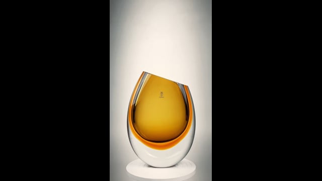 Vaso 96 MS Bicolor Fumê com Âmbar