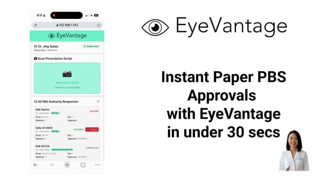 Hospital Paper/Printed PBS Authorities Approval done under 30 secs