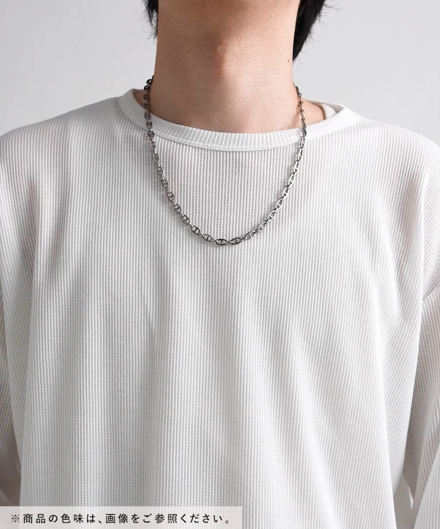 MENS]ボリュームステンレスチェーンネックレス | [公式]ラコレ（LAKOLE