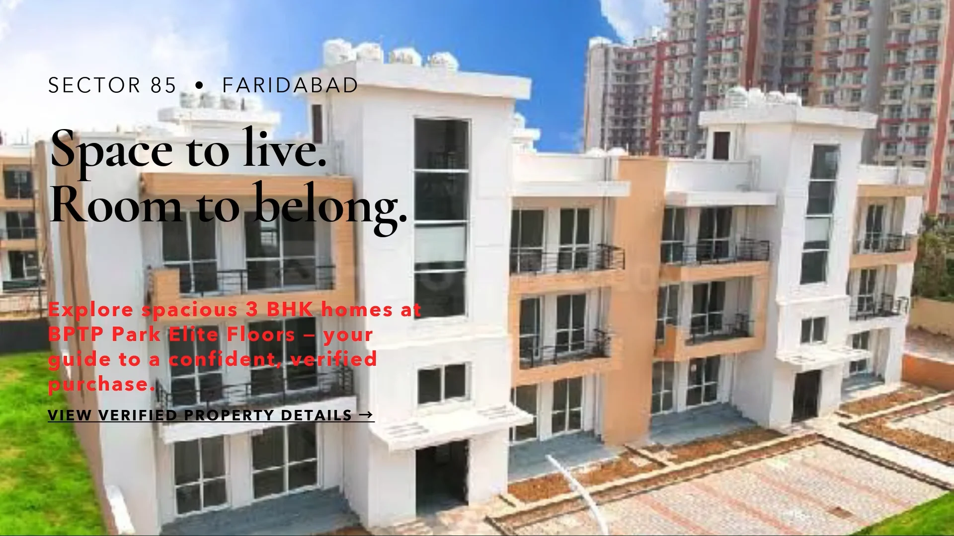 Explore spacious 3 BHK homes at BPTP Park Elite Floors — your guide to a confident, verified purchase.