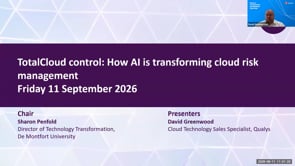 SASIG Webinar - TotalCloud control: How AI is transforming cloud risk management 2026-09-11 10:00:06