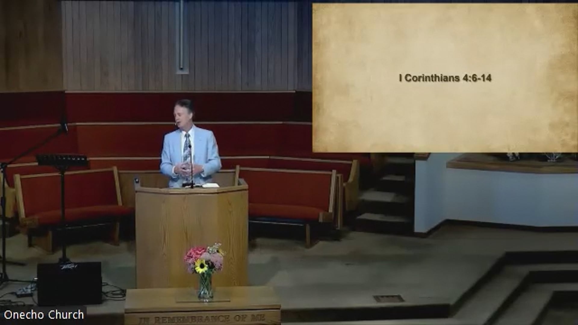 9.6.26 - 1 Cor 4:6-14 - Pastor Nyholm