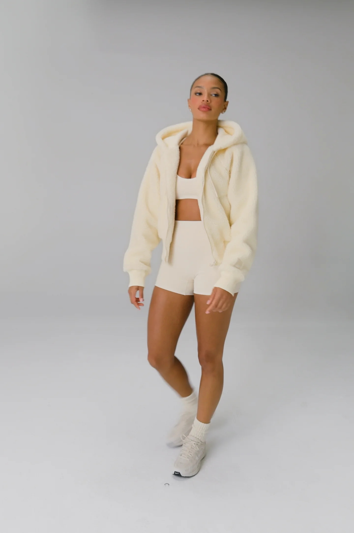 Teddy Hooded Jacket - Fabletics
